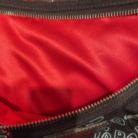 Coach Poppy Black Canvas & Bronze Metallic Leather Shoulder Bag Like New! - Picture 4 of 12